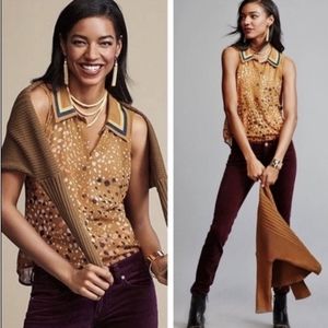 (SOLD) Cabi Cheers Ombre Dot Blouse #3436